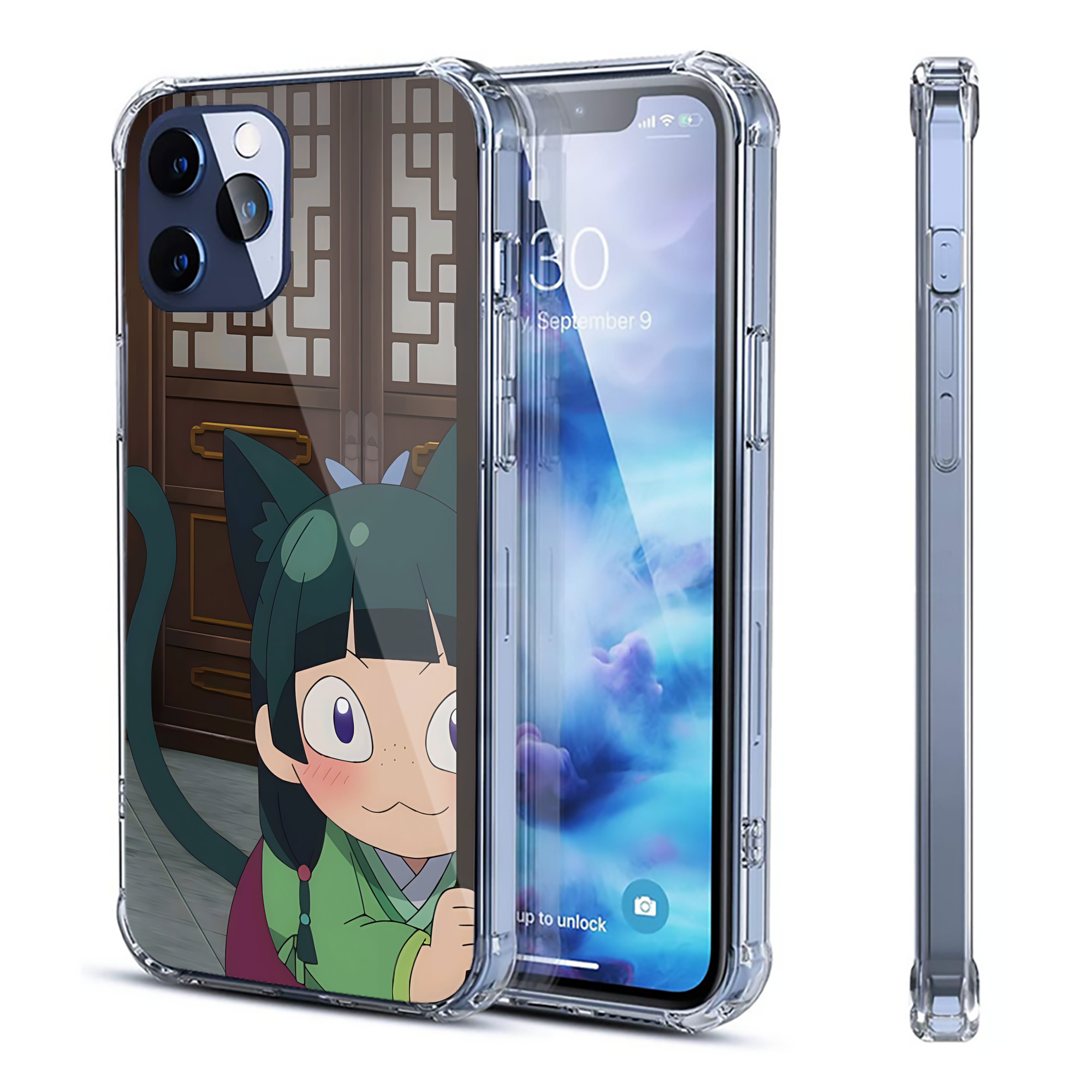 （画像用） 薬屋のひとりごと The Apothecary Diaries 【iPhone 12シリーズ対応】透明スマホケース（クリアソフトケース）